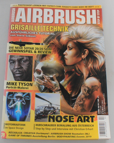 Airbrush step by step 04/19  Juni/Juli 2019